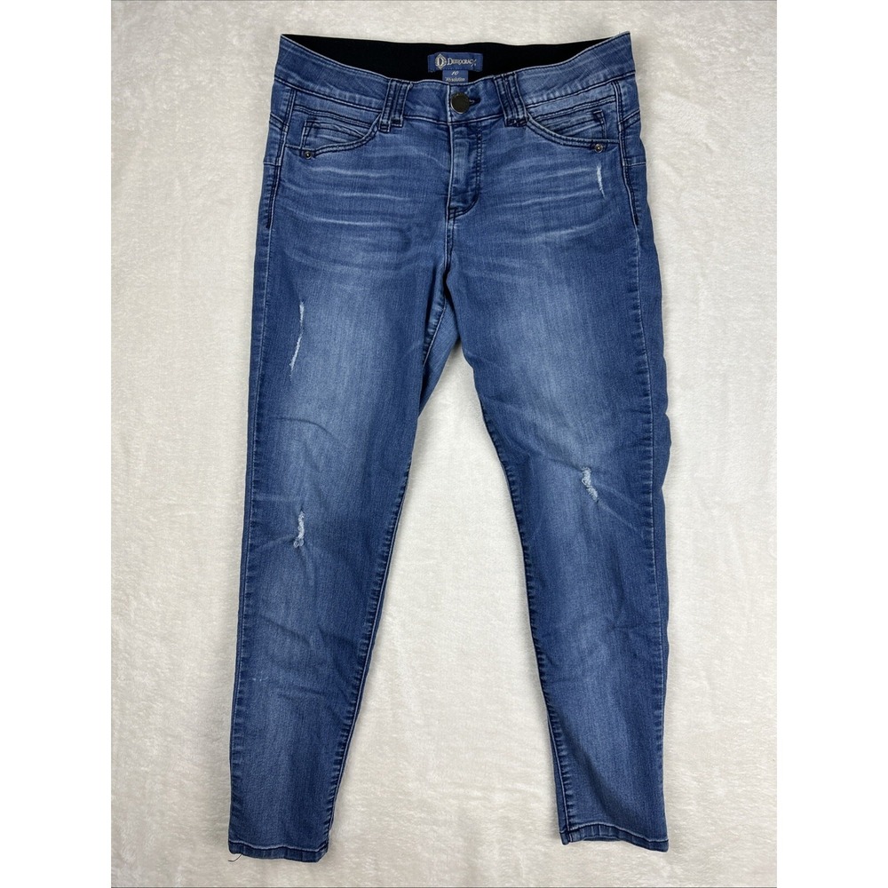Democracy Jeans Womens Size 10P Light Blue Denim Jeans Ab Solution Skinny